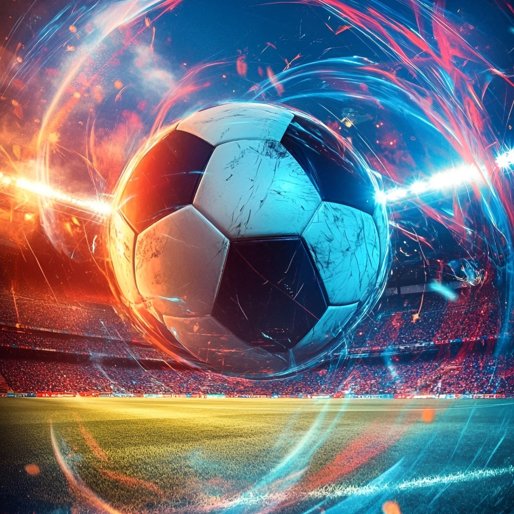 Toile de fond Soccer Vitesse Tournoyante GQ6-280