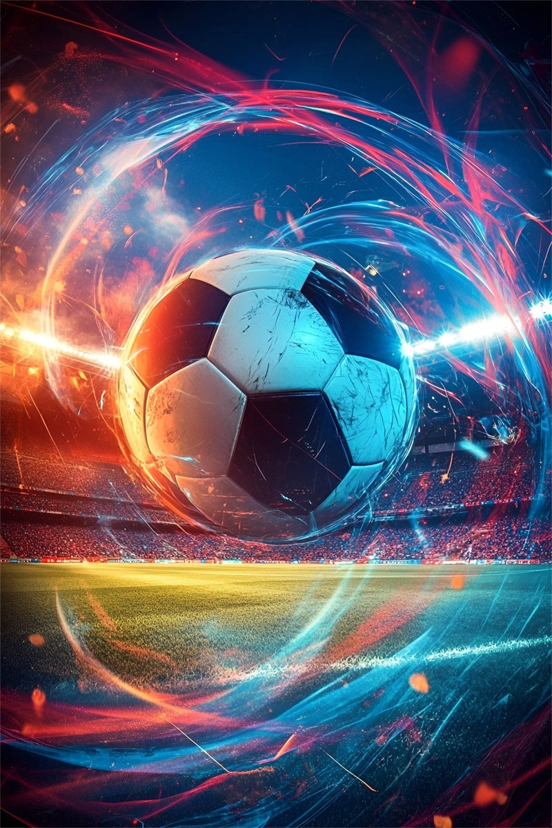 Toile de fond Soccer Vitesse Tournoyante GQ6-280