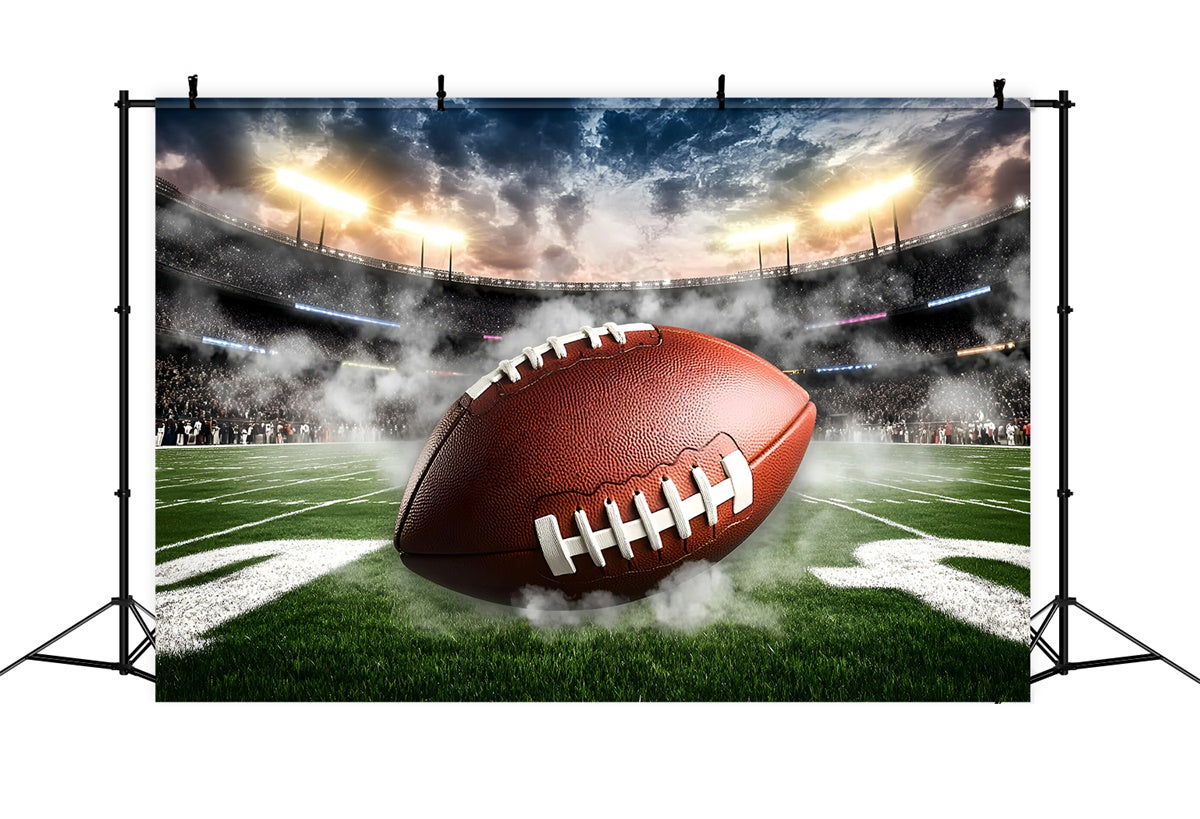 Toile de fond Football Focalisation sur le Terrain GQ6-285