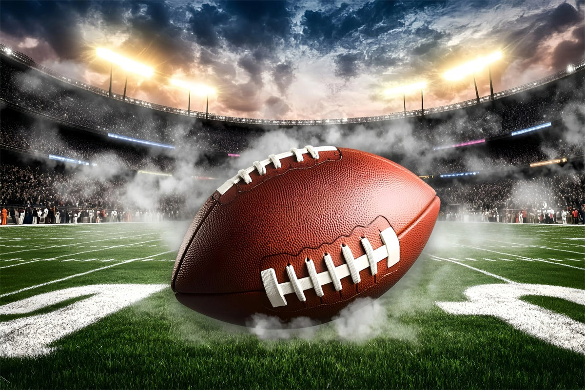 Toile de fond Football Focalisation sur le Terrain GQ6-285