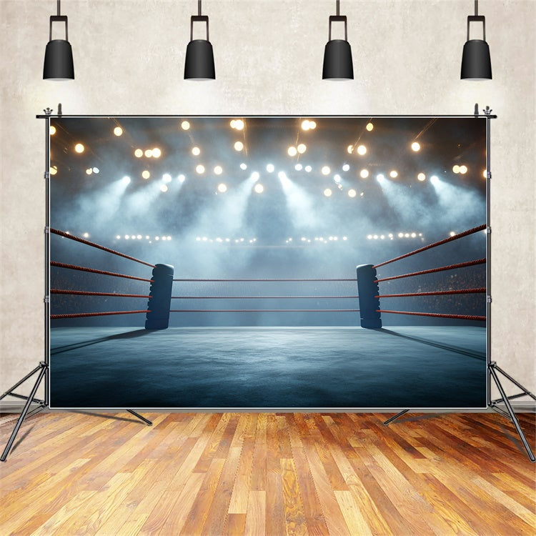 Toile de fond Boxe Soirée Arène de Combat GQ6-291