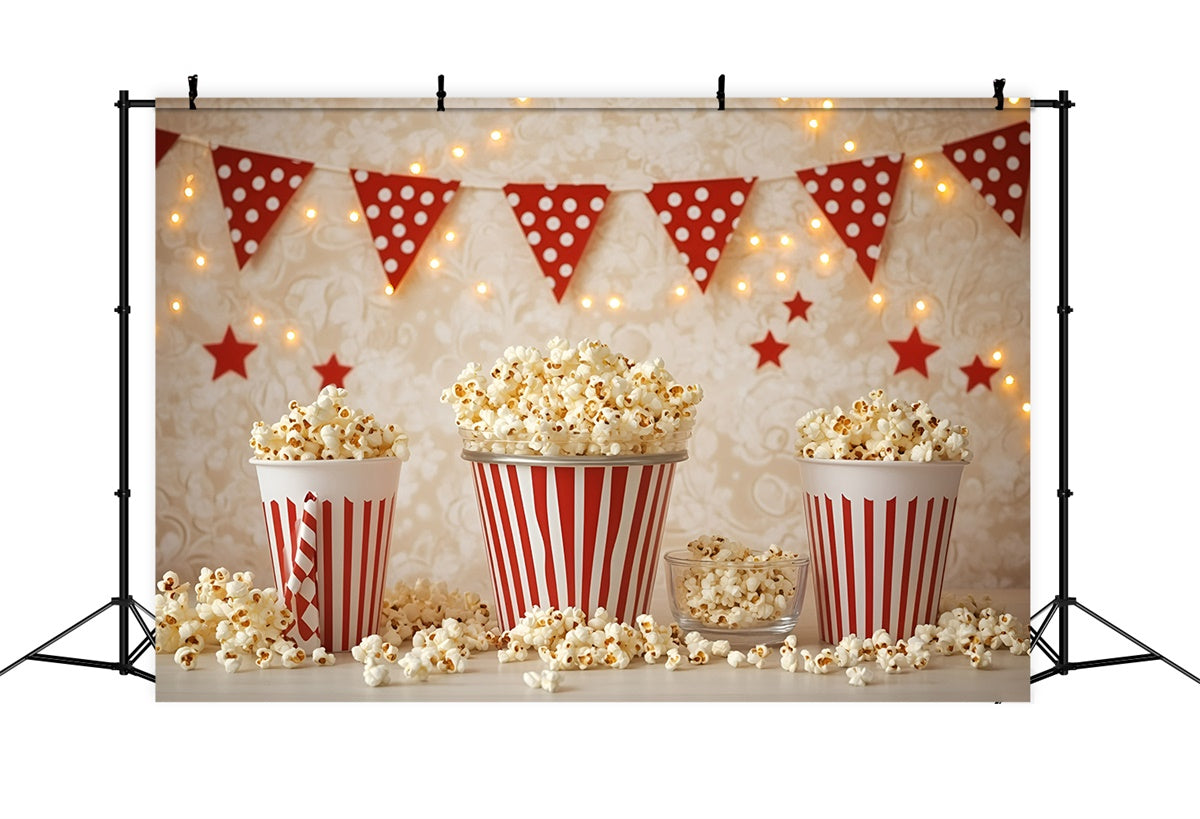 Toile de fond Photo Gâteau Smash Garçon Époque Popcorn Vintage GQ6-300