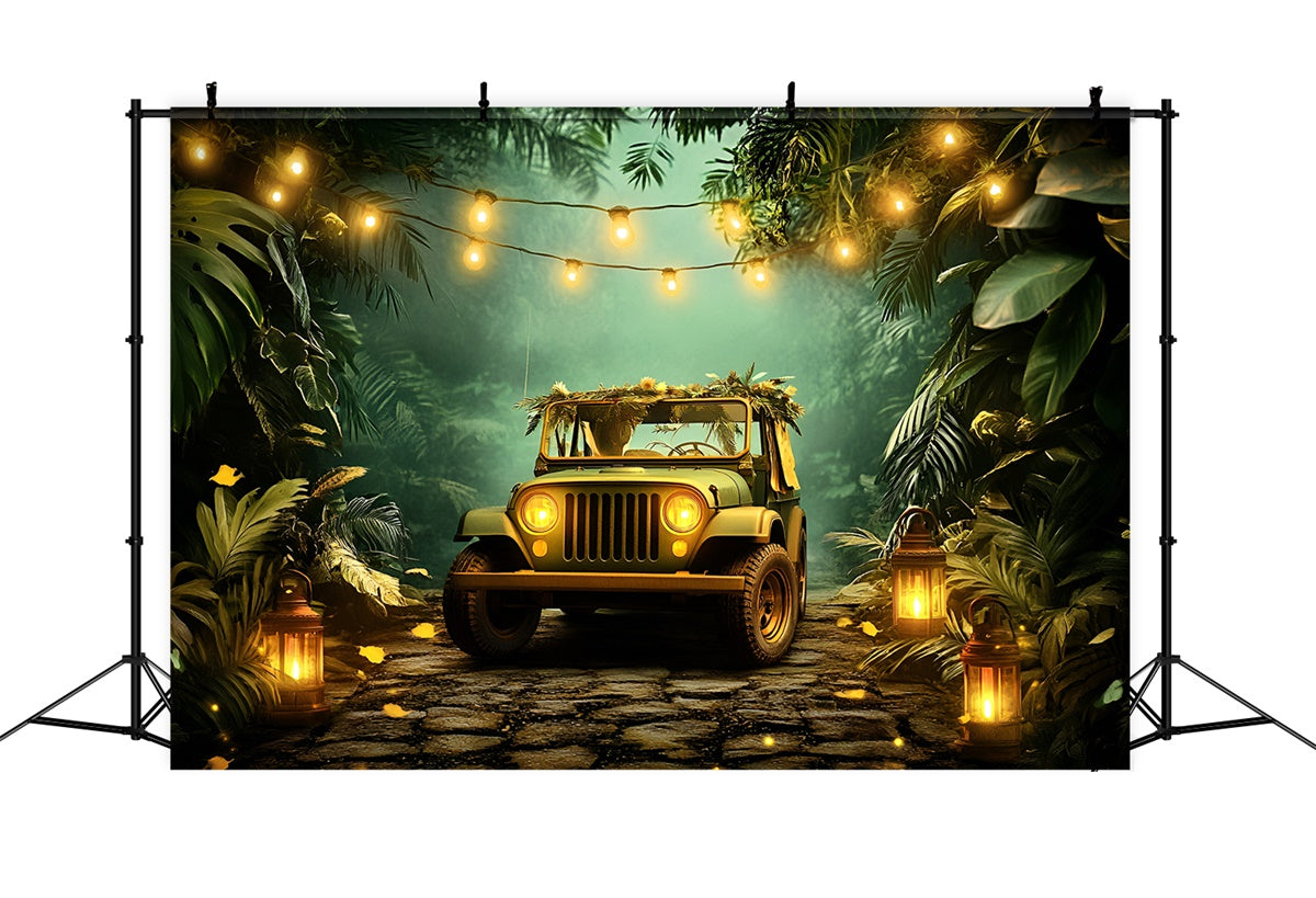 Toile de fond Photo Gâteau Smash Safari en Jungle GQ6-335