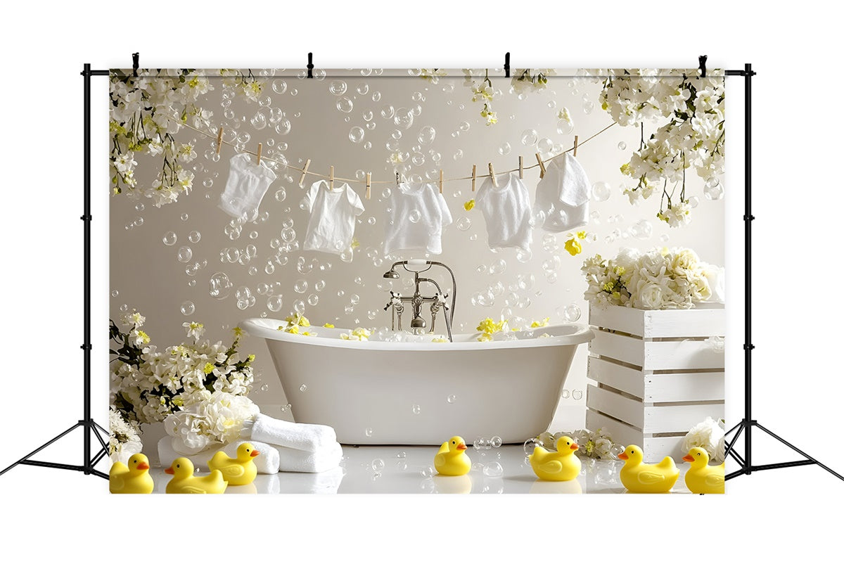 Toile de fond Été Bain Canard en Caoutchouc GQ6-56