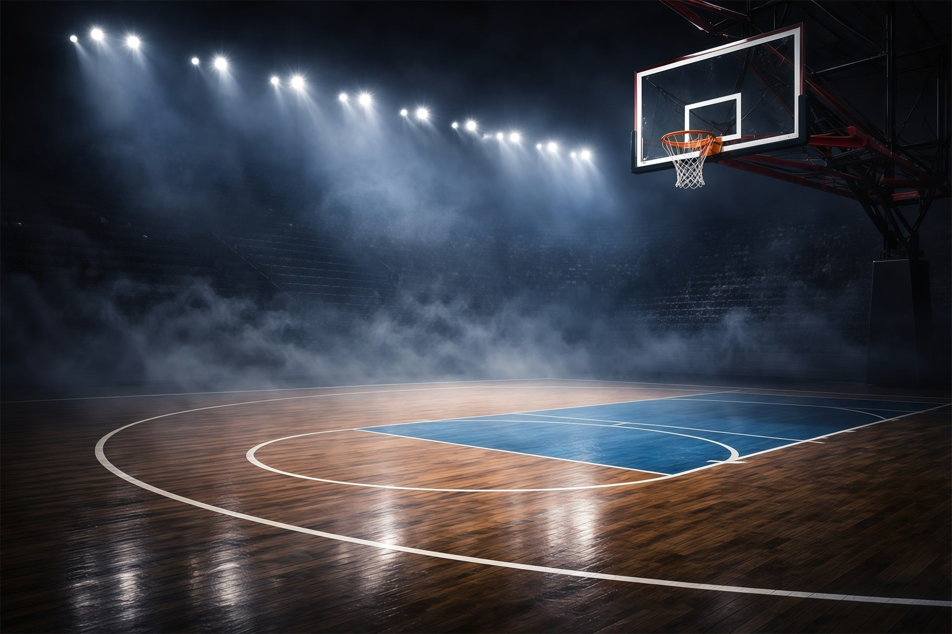 Toile de fond Basketball Sol Terrain Grand Stade GQ61-85
