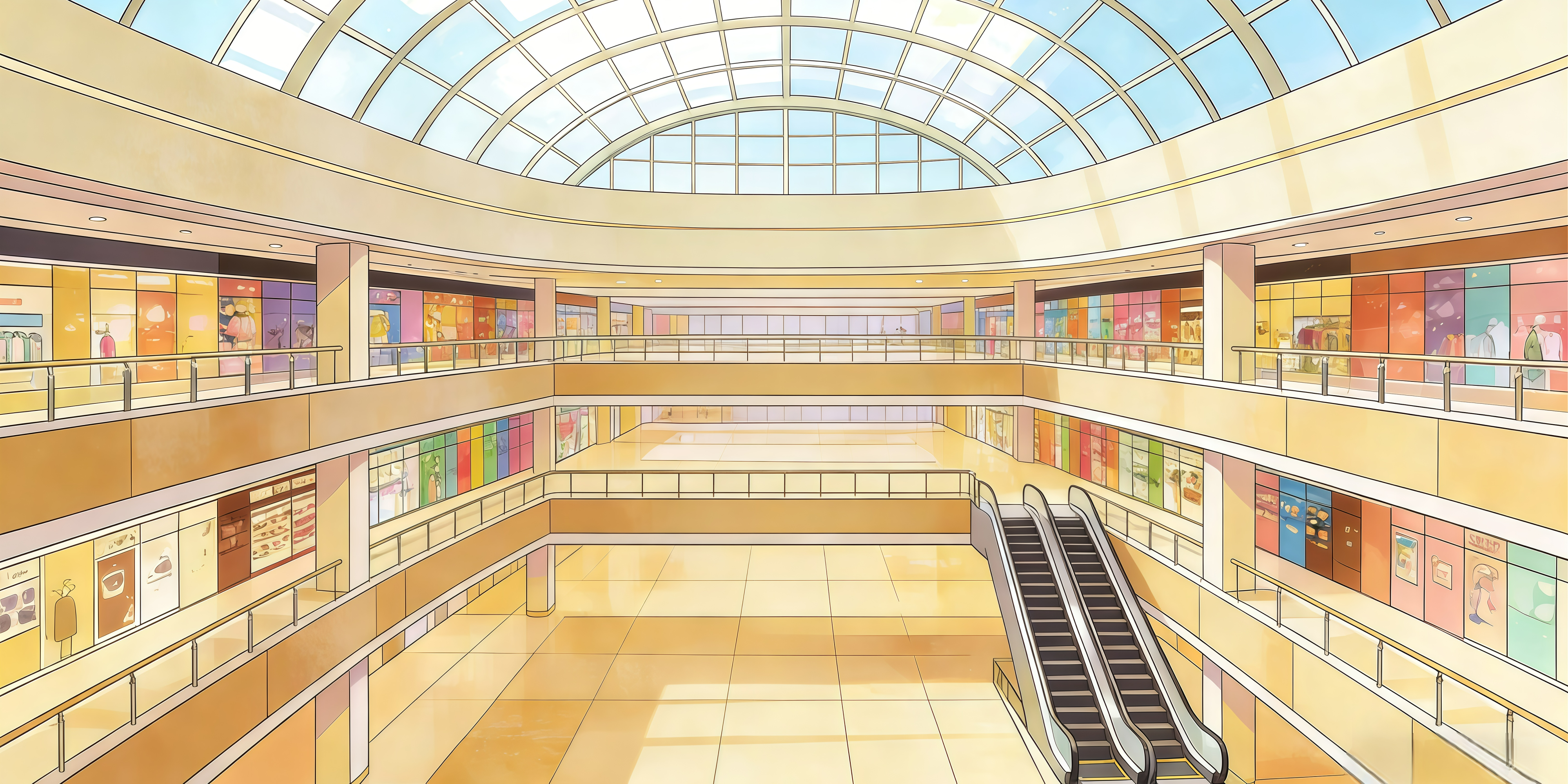 Toile de fond au Théâtre Centre Commercial GQ61-T27