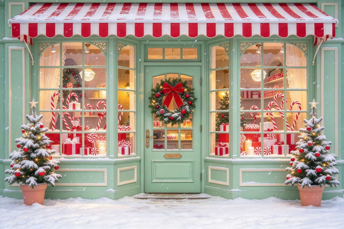 Fond De Noël Boutique Menthe Poivrée Vert Menthe GQ610-20
