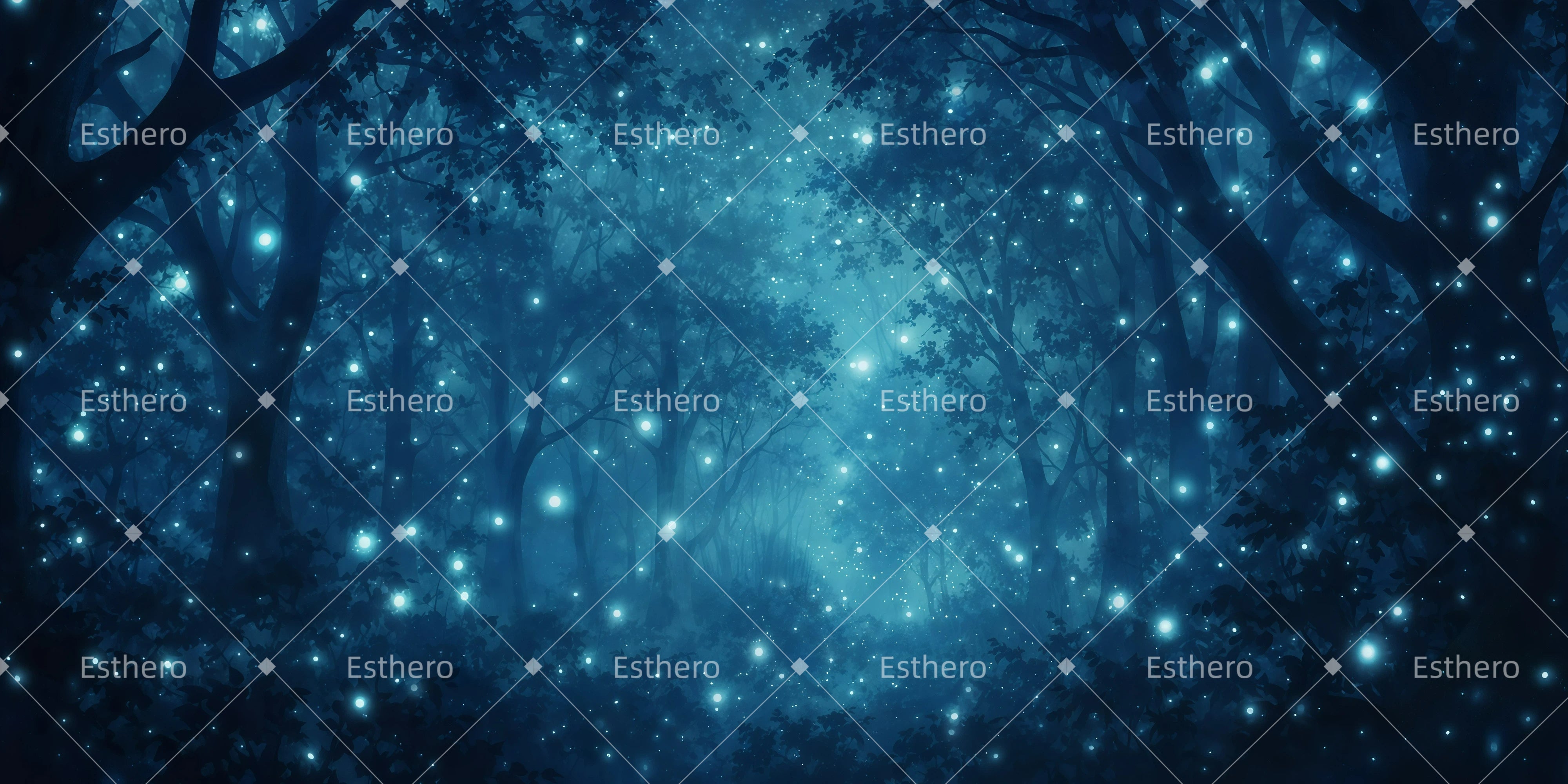 Fond de Scène Forêt Enchantée GQ62-T11