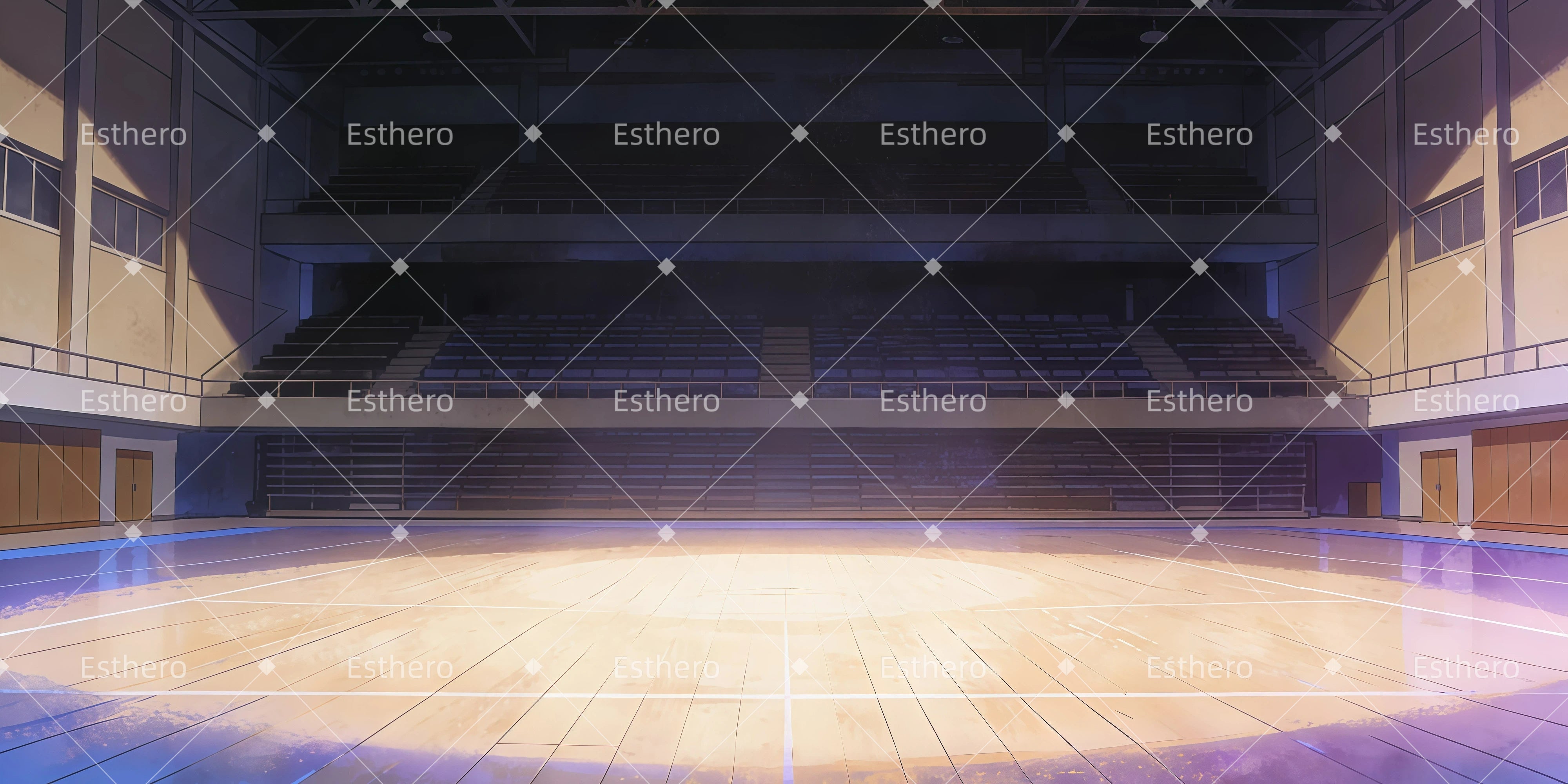 Fond de Scene Theatre Espace Réconfortant GQ62-T7