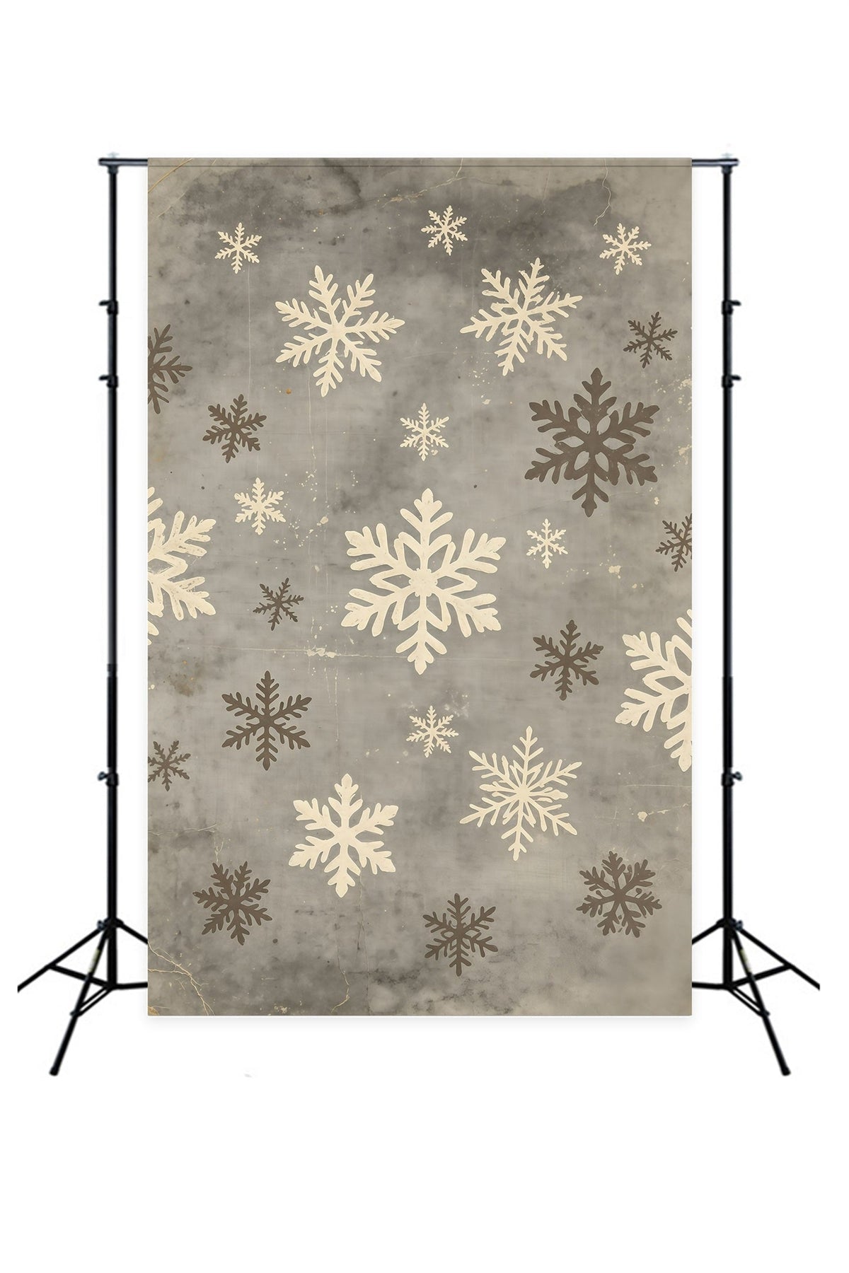 Fond De Flocons De Neige De Noël Modèle De Béton Snowf Décor Photographique De Noël GQ69-33