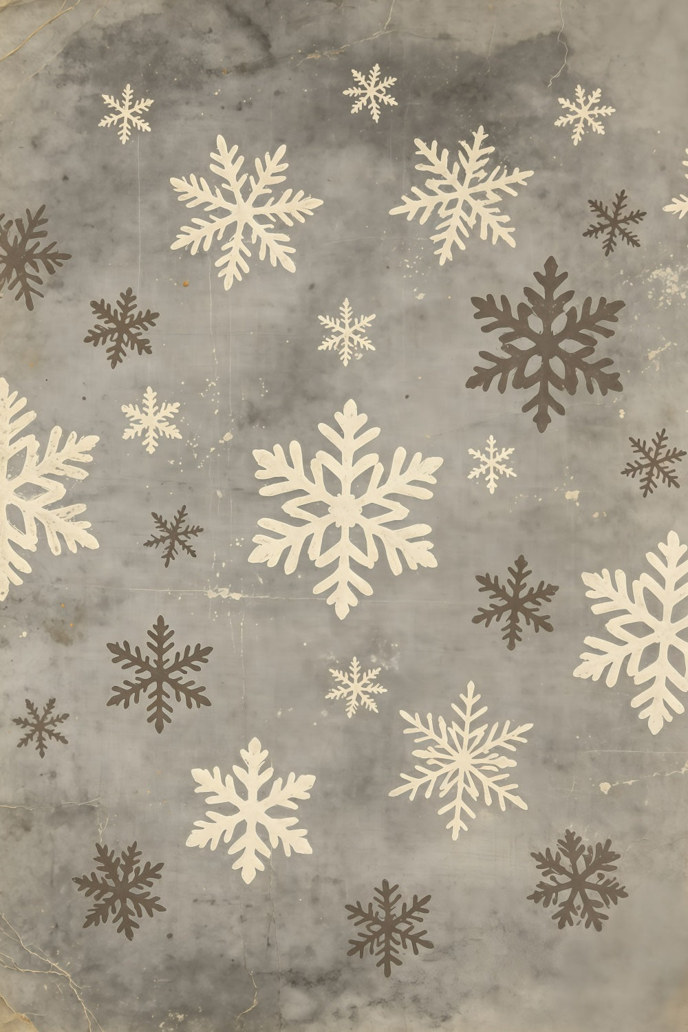 Fond De Flocons De Neige De Noël Modèle De Béton Snowf Décor Photographique De Noël GQ69-33