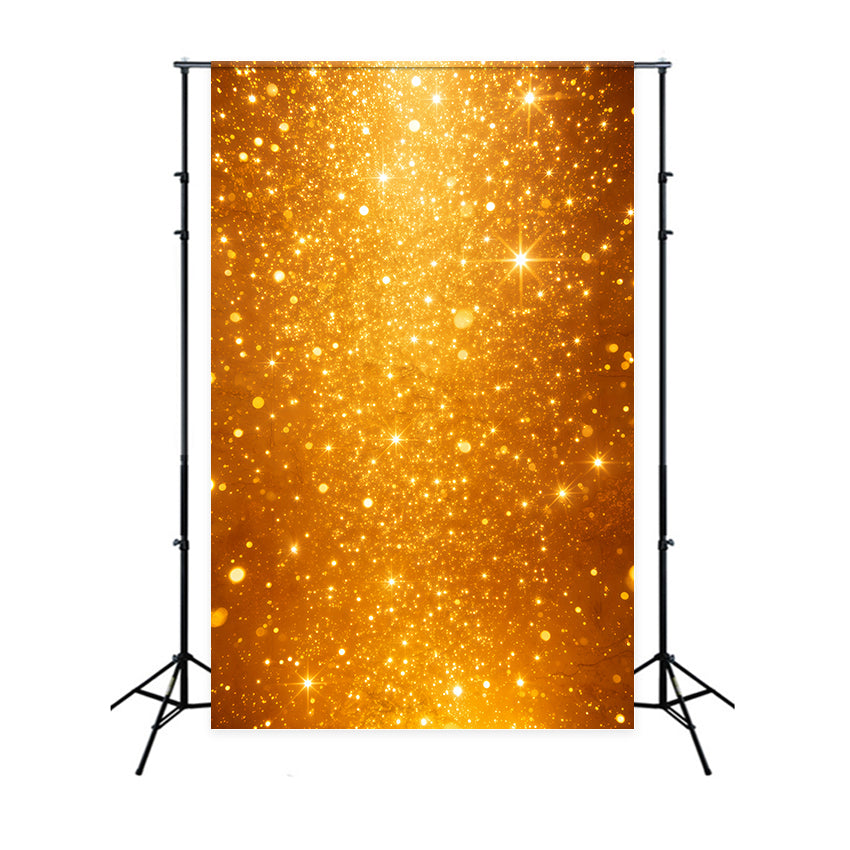 Fond Bokeh De Noël Explosion De Lumière Scintillante Dorée Décors Muraux De Noël GQ69-36