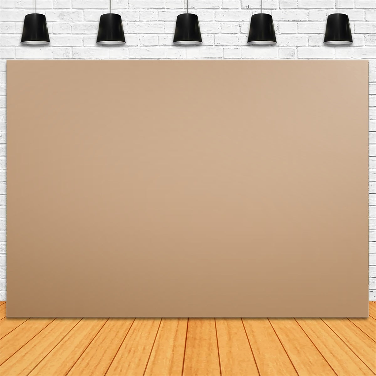 Toile de fond Couleur Unie Brun Toffee Douillet GTY2-186