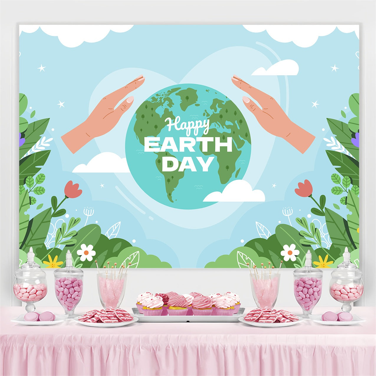 Toile de fond Joyeuse Journée de la Terre Protection de la Terre Nature GTY3-48