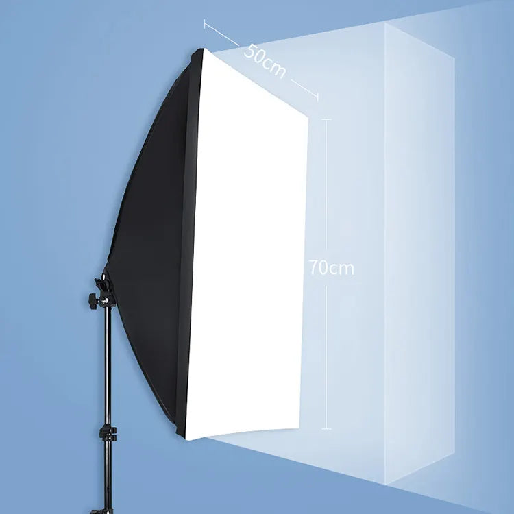 Photographie Lumière 2 Pièces Kit d'éclairage Softbox avec 185W Ampoules  BP1691