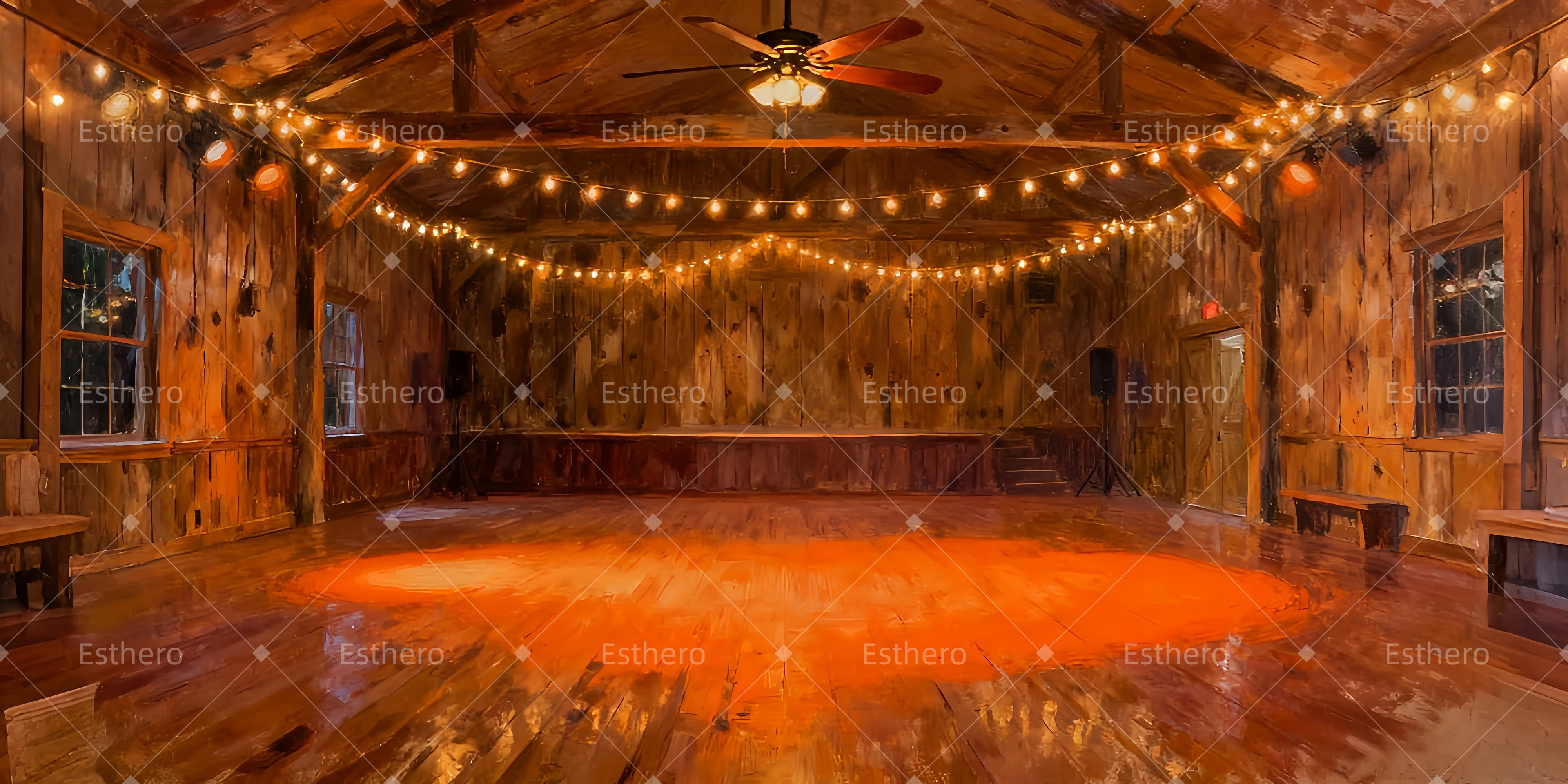 Fond de Scène Personnalisé Honky-Tonk LXX510-T9