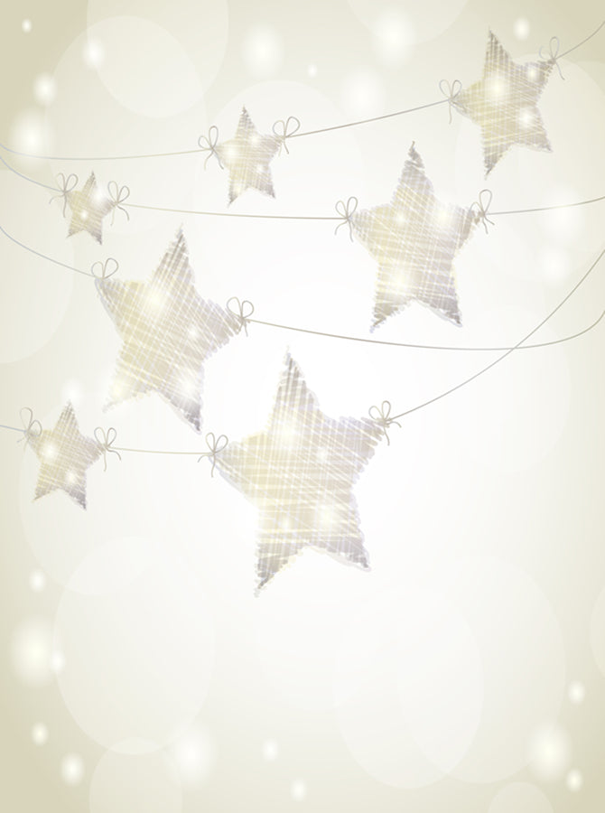 Toile de Fond Bokeh Sparkle Star pour la Photographie KAT-95