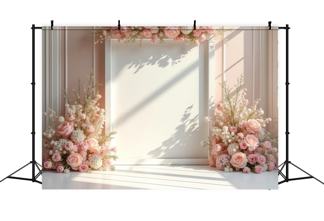 Toile de fond Printemps Pastel Cadre Floral Photographie LXX1-57