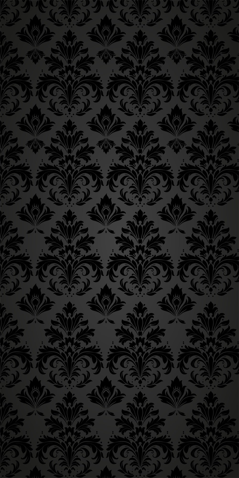 Toile de fond Sweep Photo Damassé Élégant Noir Profond LXX2-284