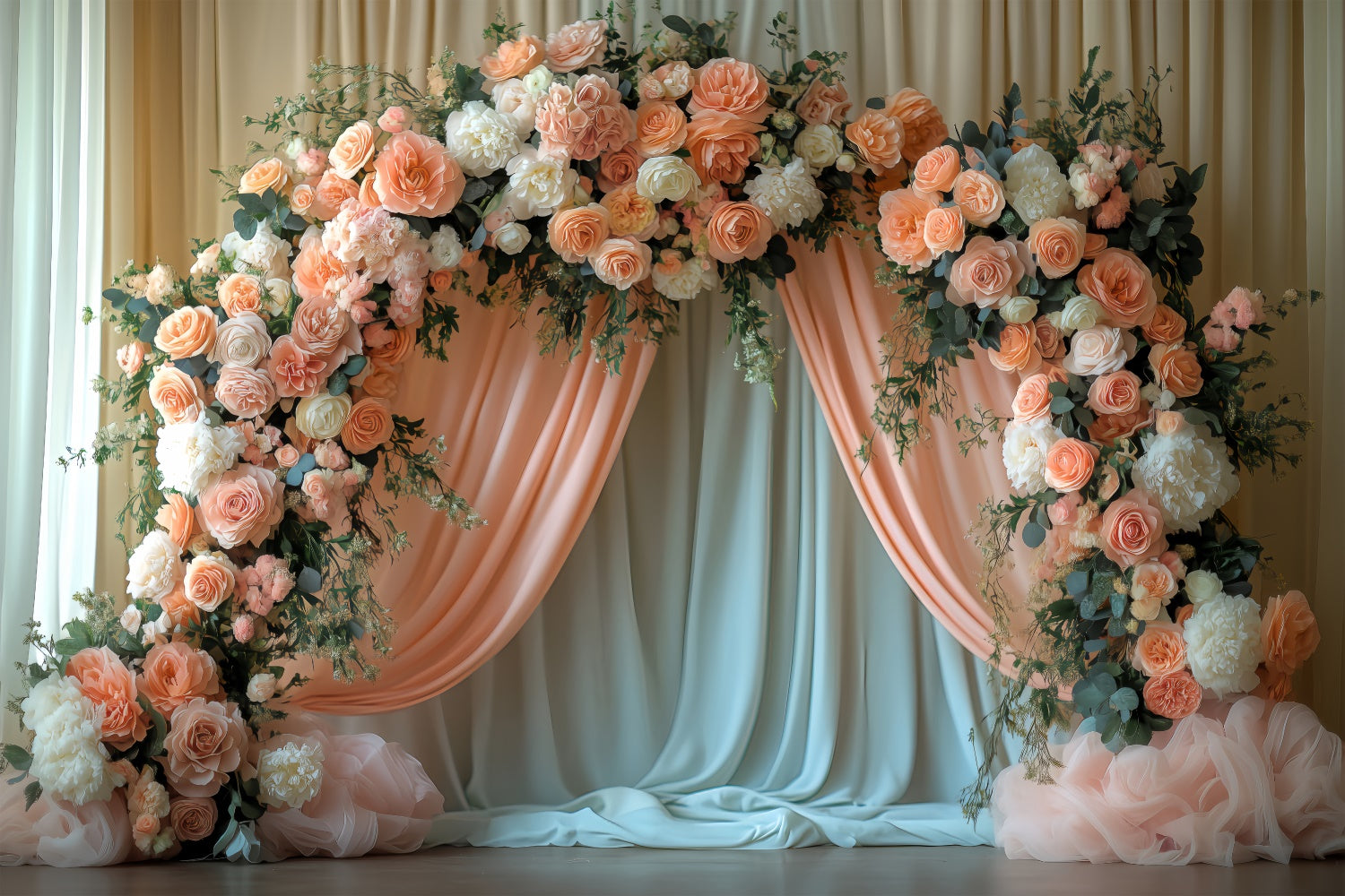 Fond Photo Printemps Arrangement Floral Rêveur Arche LXX2-44