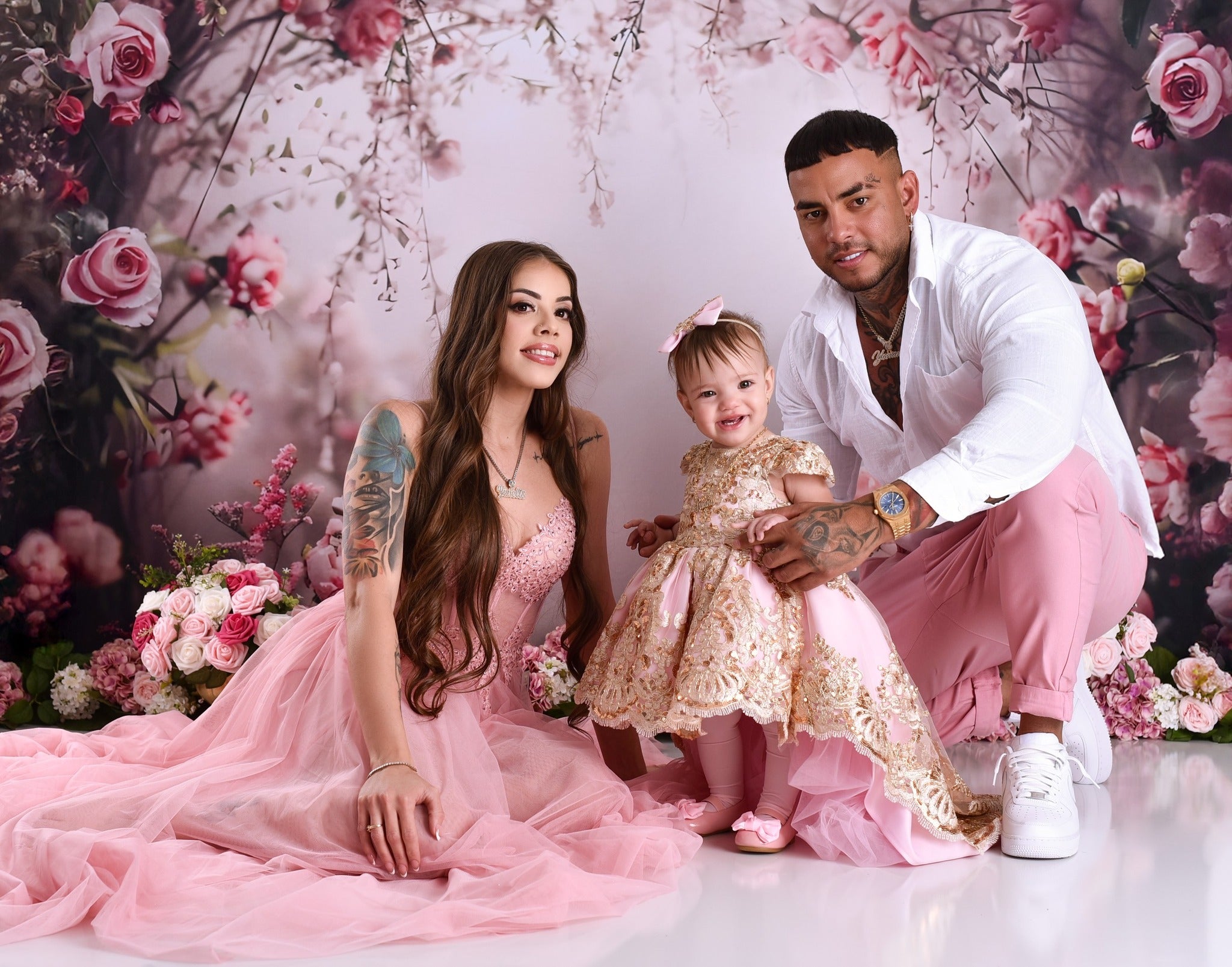 Toile de fond Printemps Brume Rose Douce Rêveuse LXX2-50