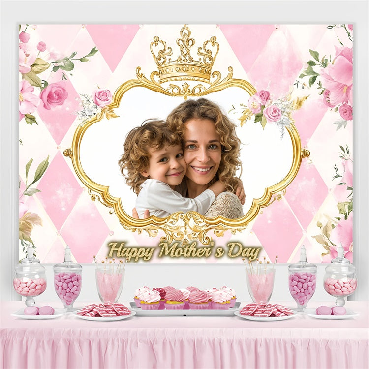Toile de fond Fête des Mères Personnalisable Élégance Florale Épanouie LXX3-91