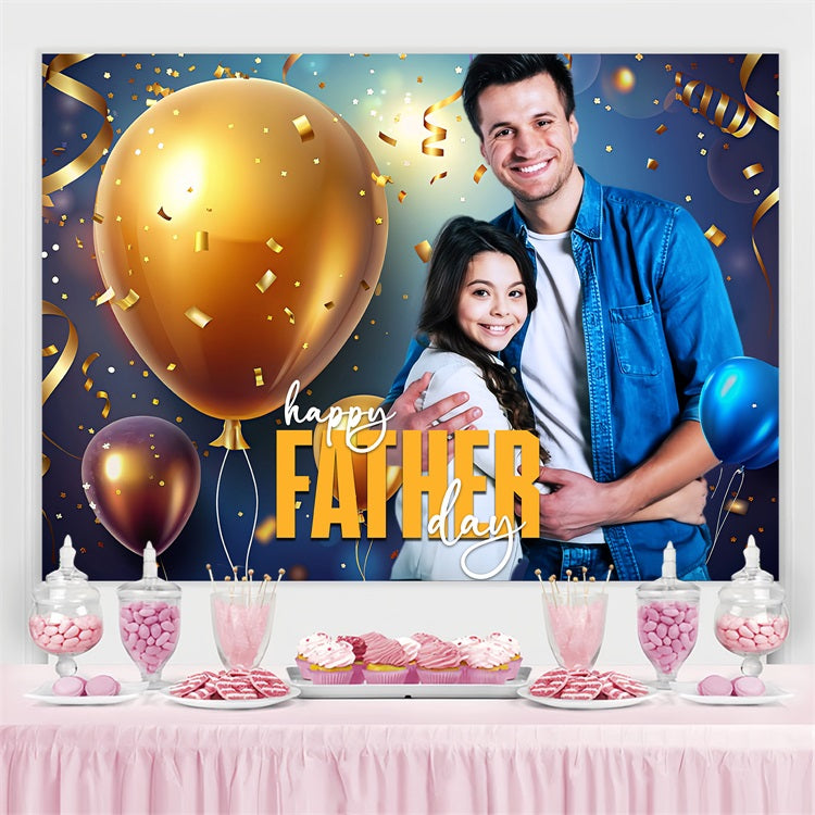 Toile de fond Fête des Pères Fête Ballons Colorés Personnalisée LXX5-31
