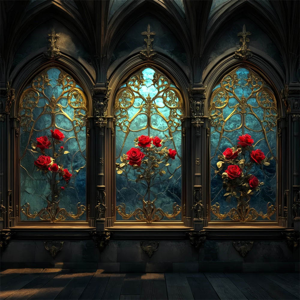 Fond mural vintage Rose gothique Teinté Élégance Fond victorien LXX510-134