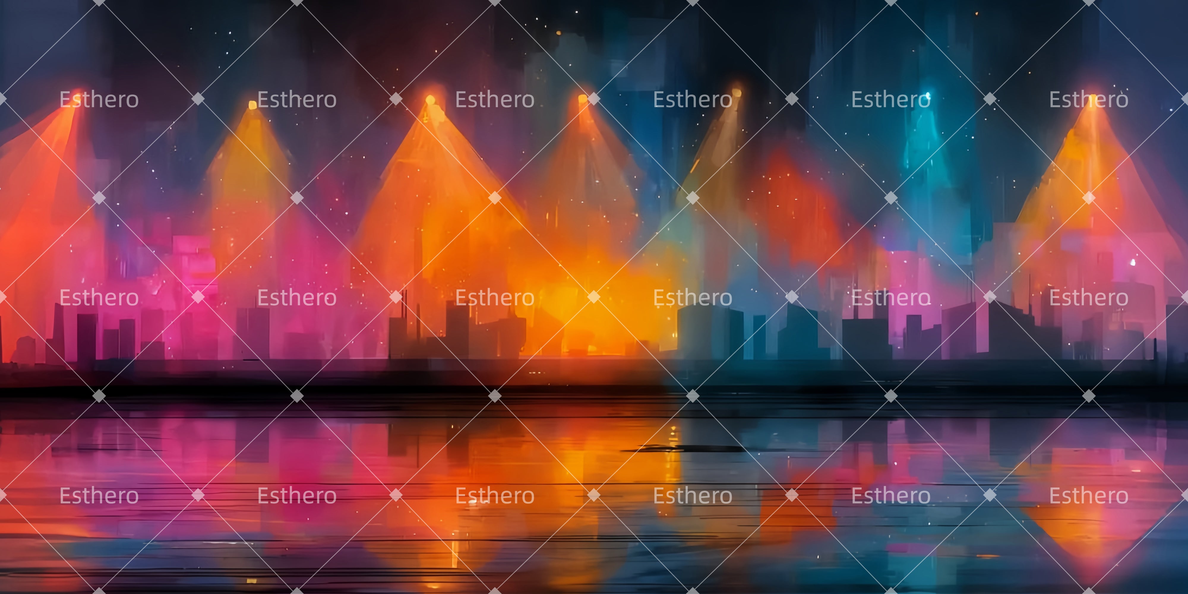 Fond de Scène Théâtre Scène Vibrante LXX510-T26