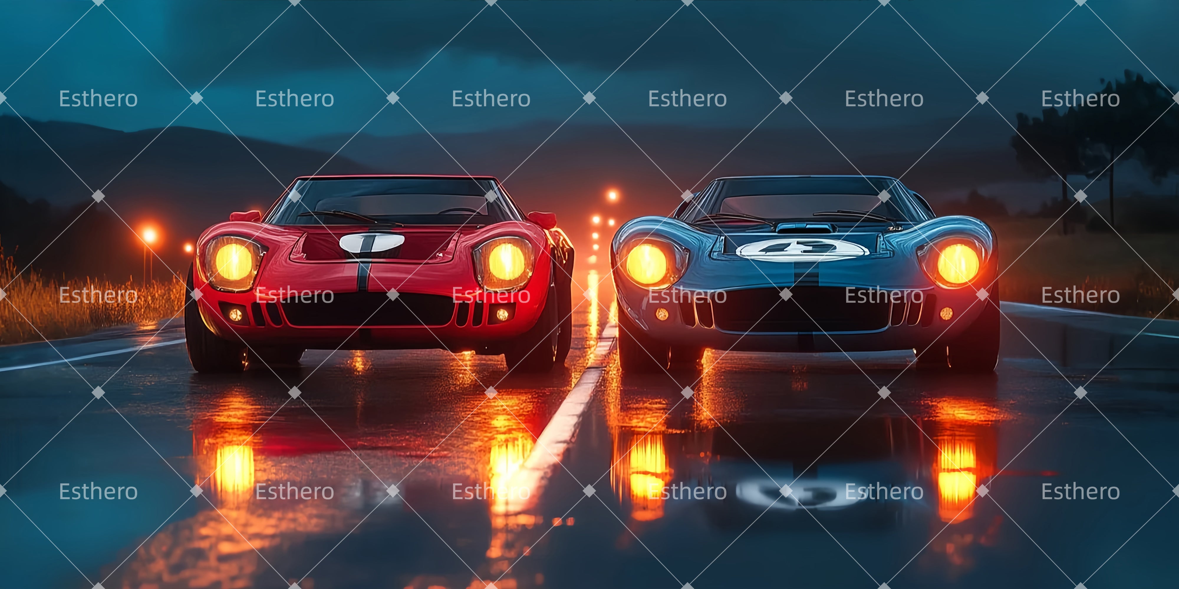 Fond de Scène Lumières de Course LXX510-T28