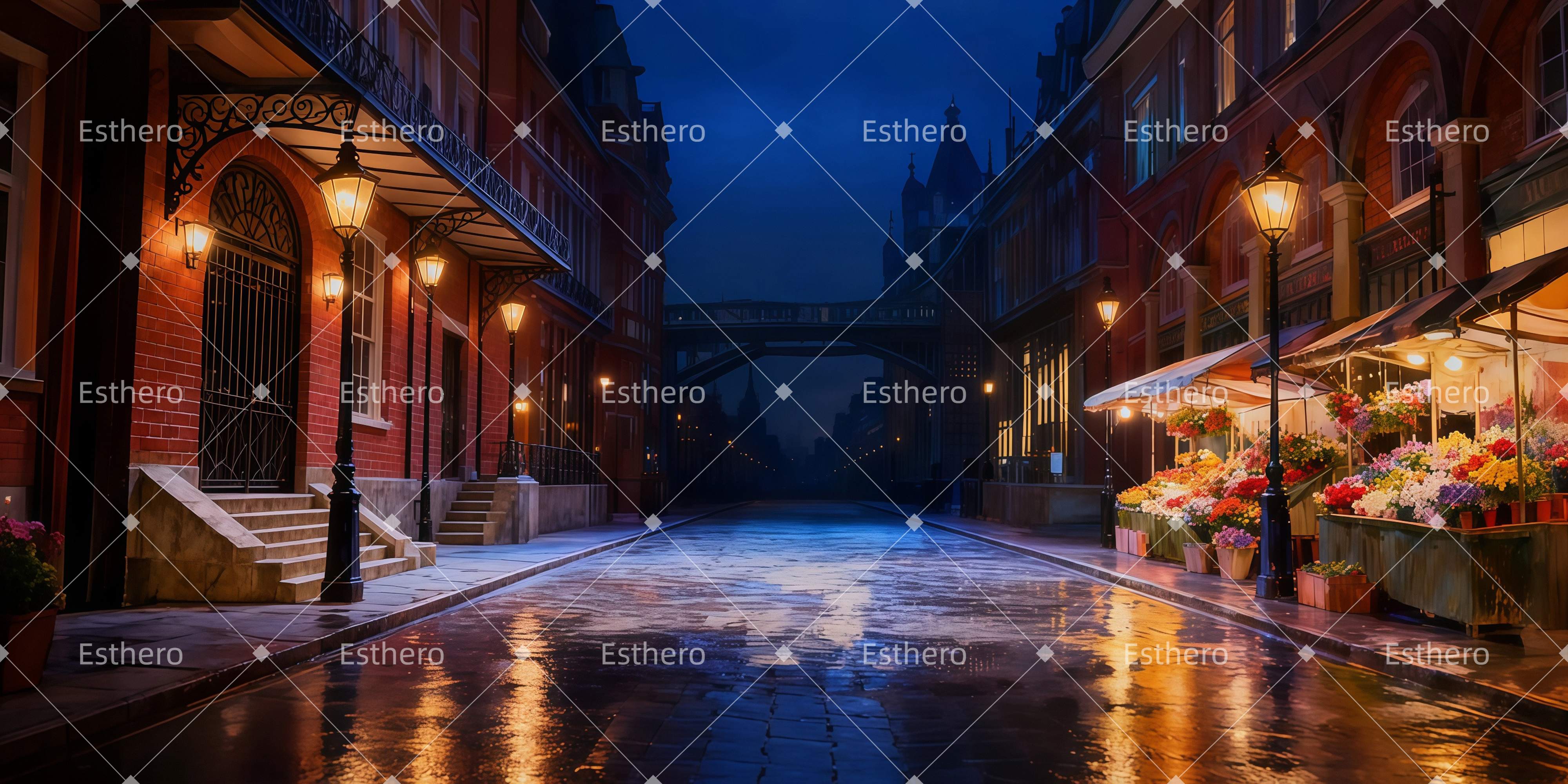 Fond de Scène Rue Covent Garden LXX511-T13