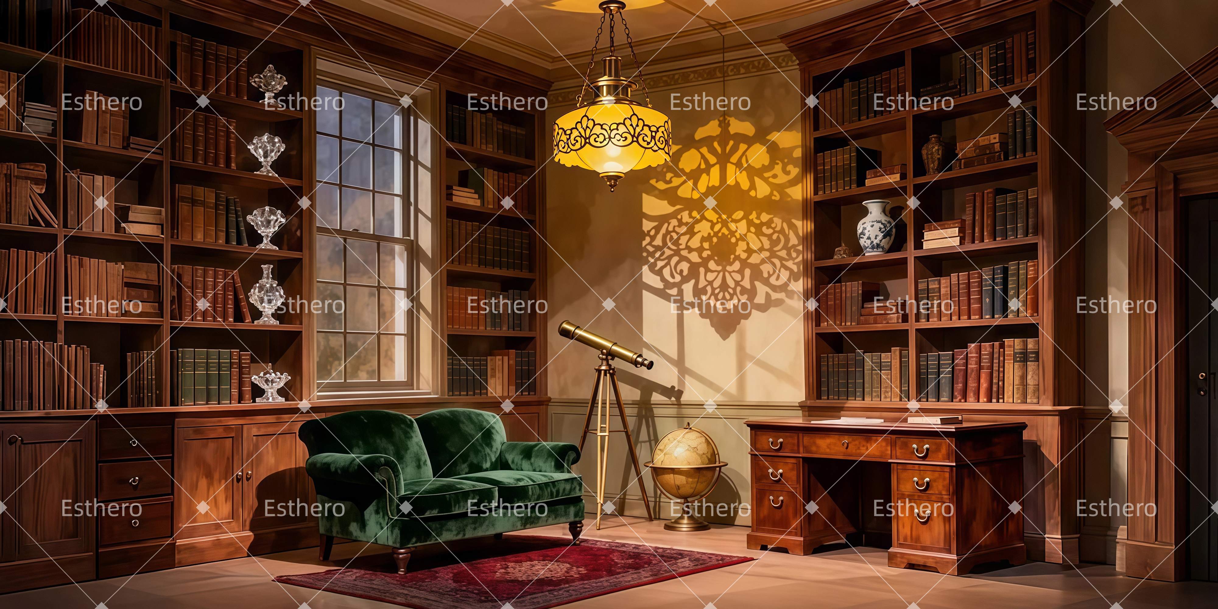 Toile de fond de Scene Bureau De Higgins LXX511-T14