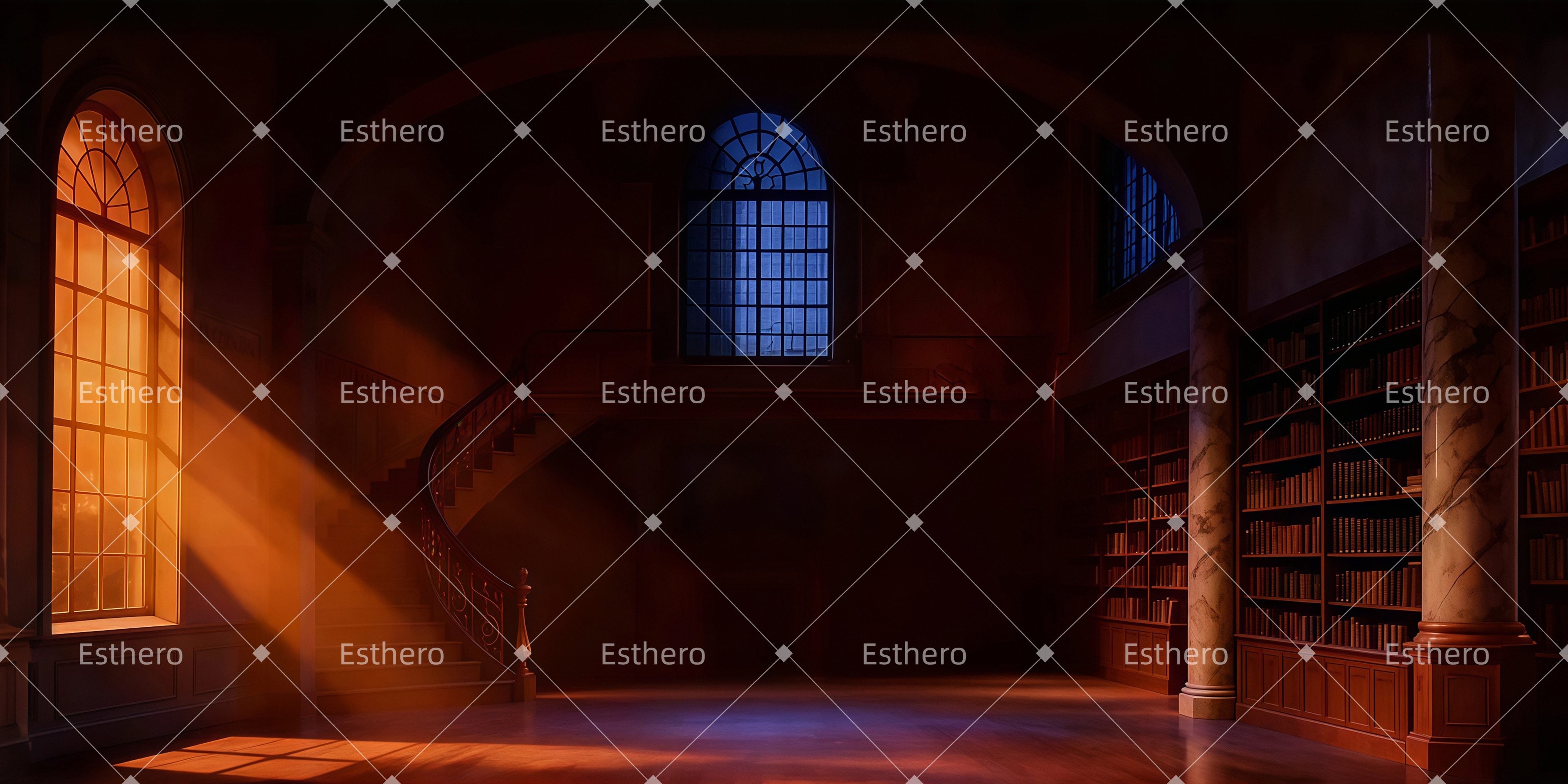 Fond de Scene Salle D’Étude Du Soir LXX511-T19