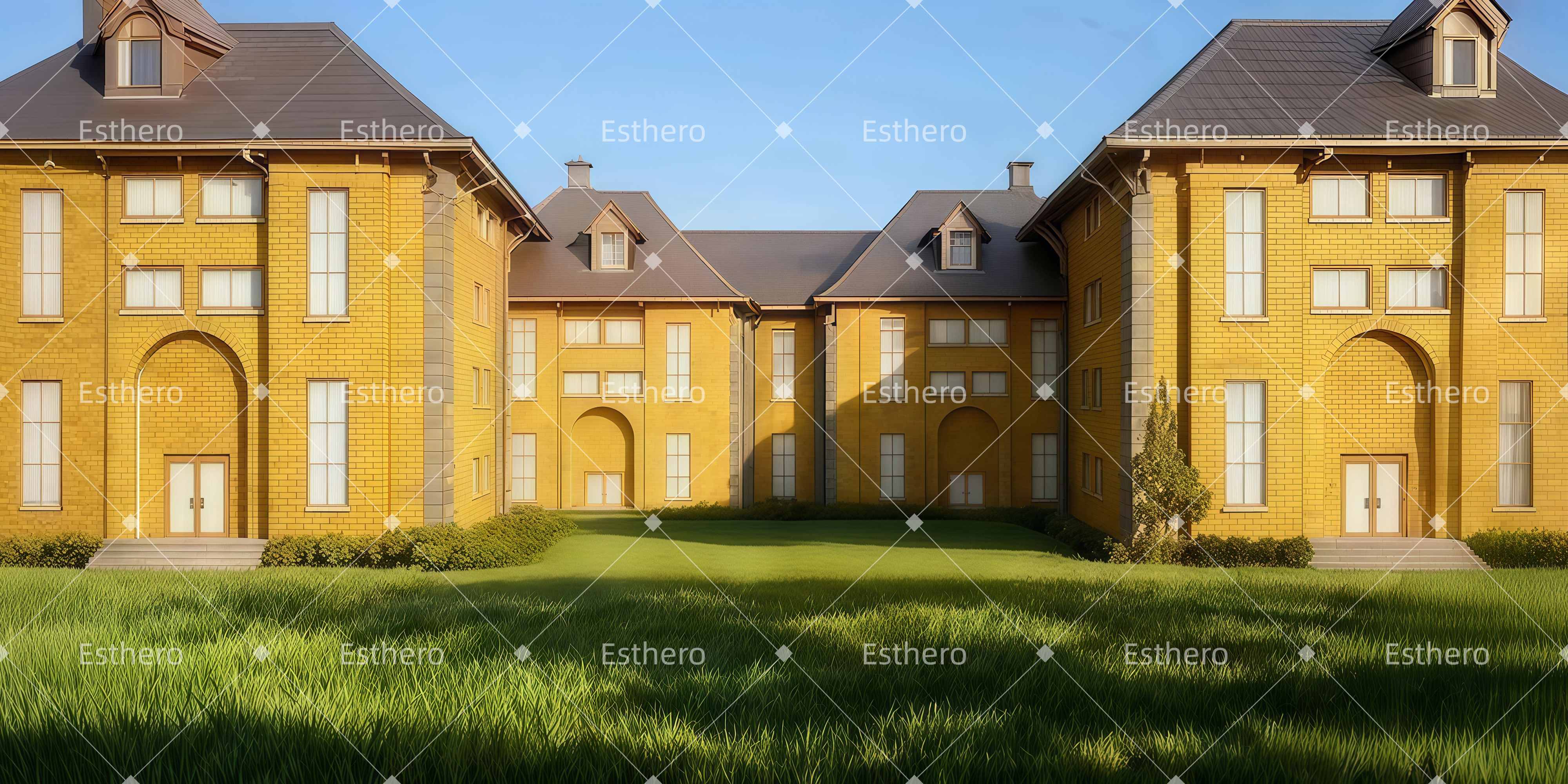 Fond de Scène Vue Matinale Du Campus LXX511-T71