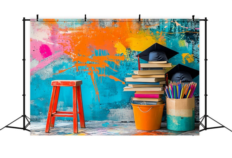 Toile de fond Photo École Mur Graffiti et Études LXX57-18