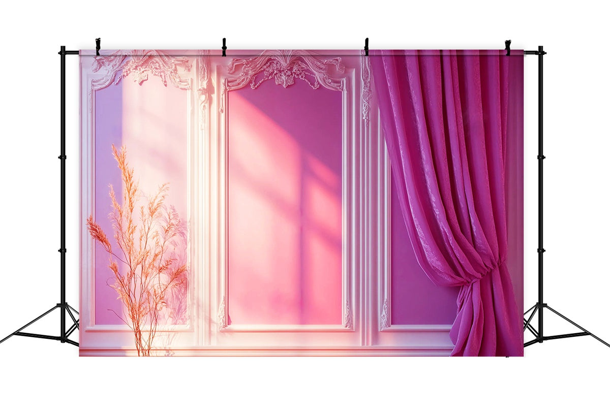 Toile de fond Vintage Mur Rococo Palais Pastel LXX57-202