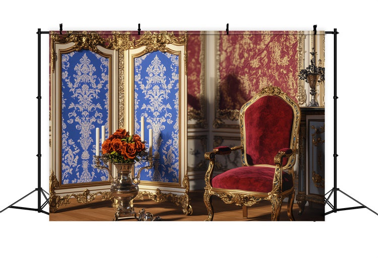 Toile de fond Vintage Salon Aristocrate Ancien LXX57-216