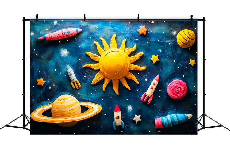 Toile de fond Photo École Univers Art en Argile LXX57-26