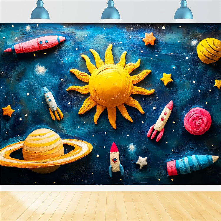 Toile de fond Photo École Univers Art en Argile LXX57-26