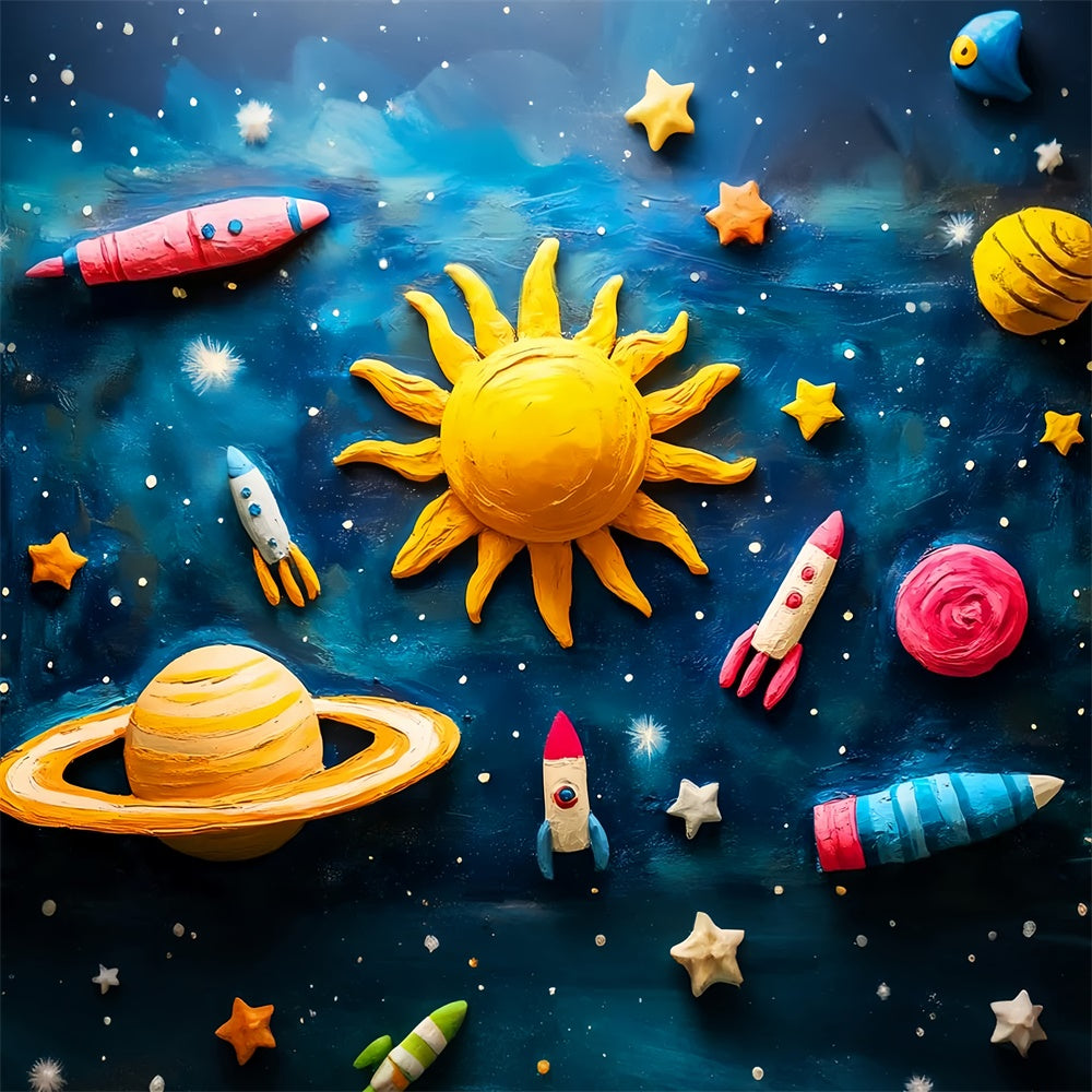Toile de fond Photo École Univers Art en Argile LXX57-26