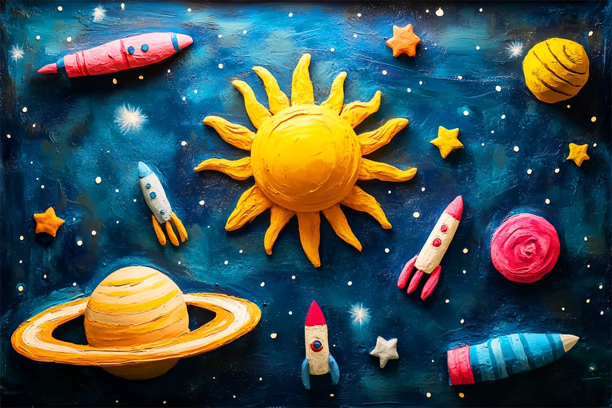 Toile de fond Photo École Univers Art en Argile LXX57-26