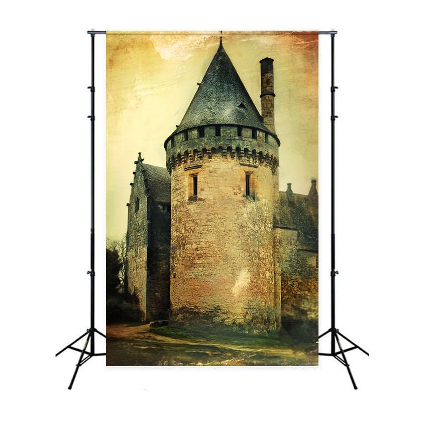 Toile de fond Portrait Tour Château Médiéval LXX57-266