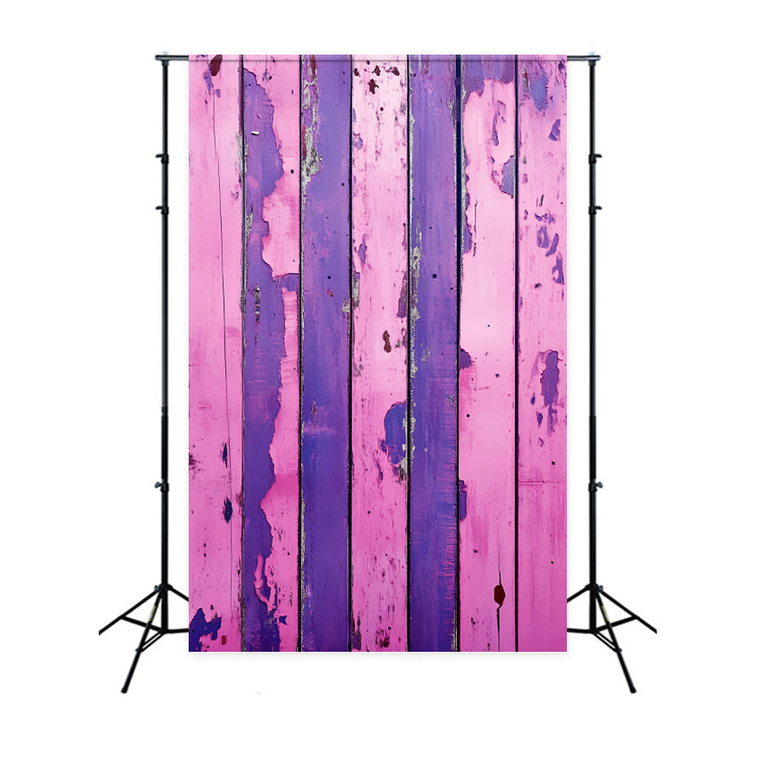 Toile de fond Bois Planches Rustiques Fanées LXX57-290