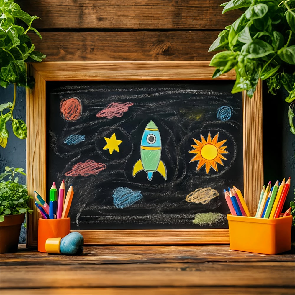Toile de fond Photo École Gribouillis de l’Espace LXX57-30