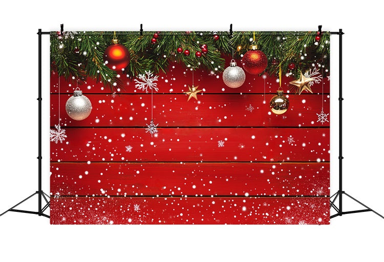 Toile de fond Bois Planches Étincelantes Noël LXX57-300
