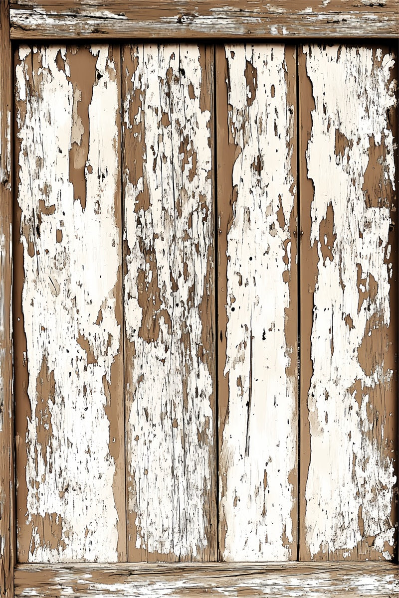 Toile de fond Bois Peinture Écaillée Rustique LXX57-308