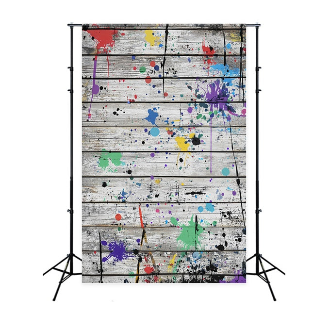Toile de fond Bois Mur Urbain en Planches d’Art LXX57-311