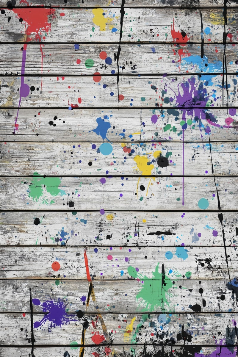 Toile de fond Bois Mur Urbain en Planches d’Art LXX57-311
