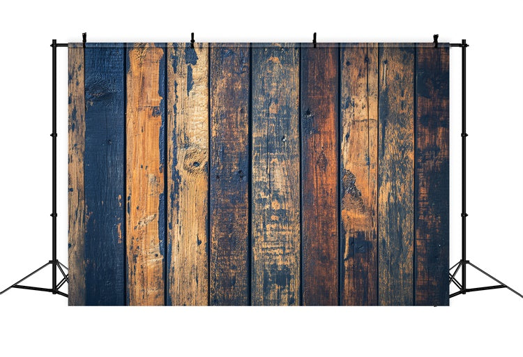 Toile de fond Bois Grain Indigo Fané LXX57-316