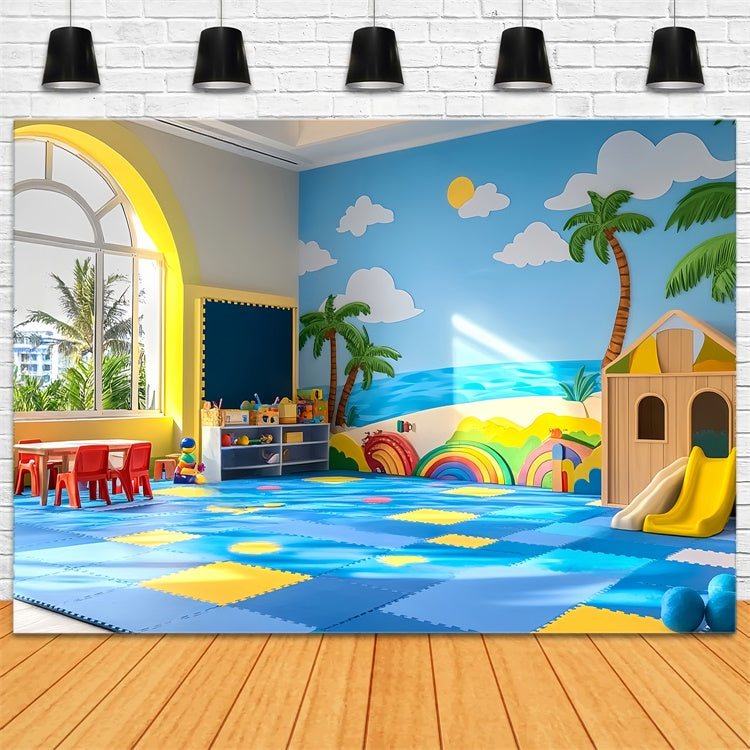 Toile de fond Salle de Classe Rêves d’Été et Apprentissage LXX57-35